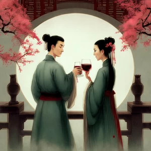 把酒叹平生