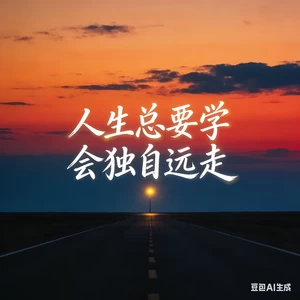 人生总要要学会独自远走